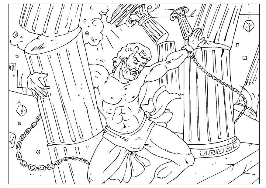 samson Coloriage samson