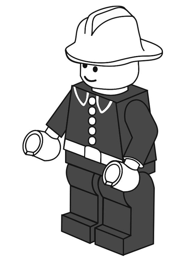 sapeur-pompier Coloriage sapeur-pompier