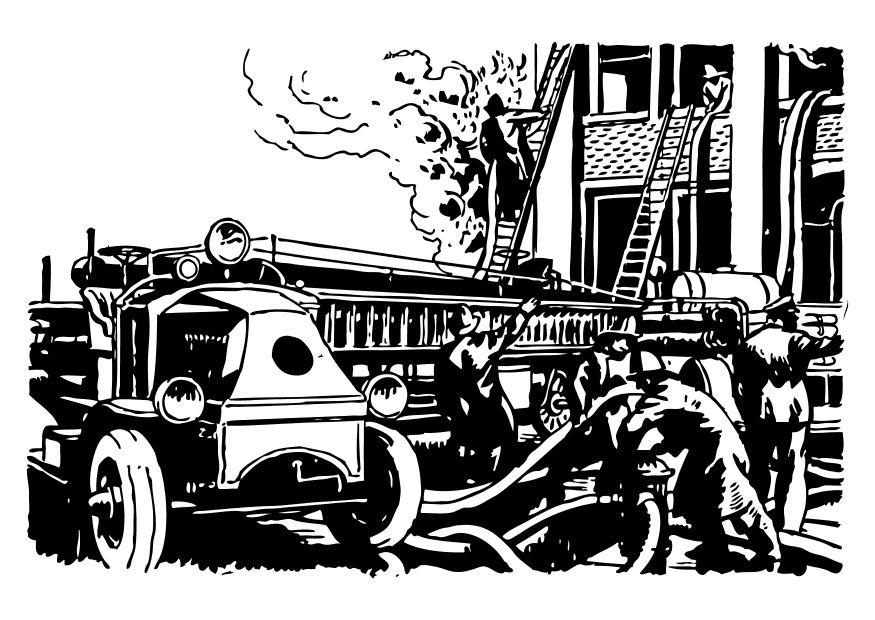 sapeurs-pompiers Coloriage sapeurs-pompiers