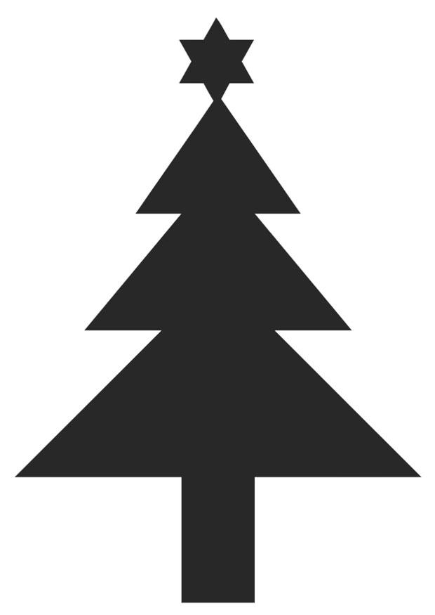 sapin de noA«l avec A©toile Coloriage sapin de noA«l avec A©toile