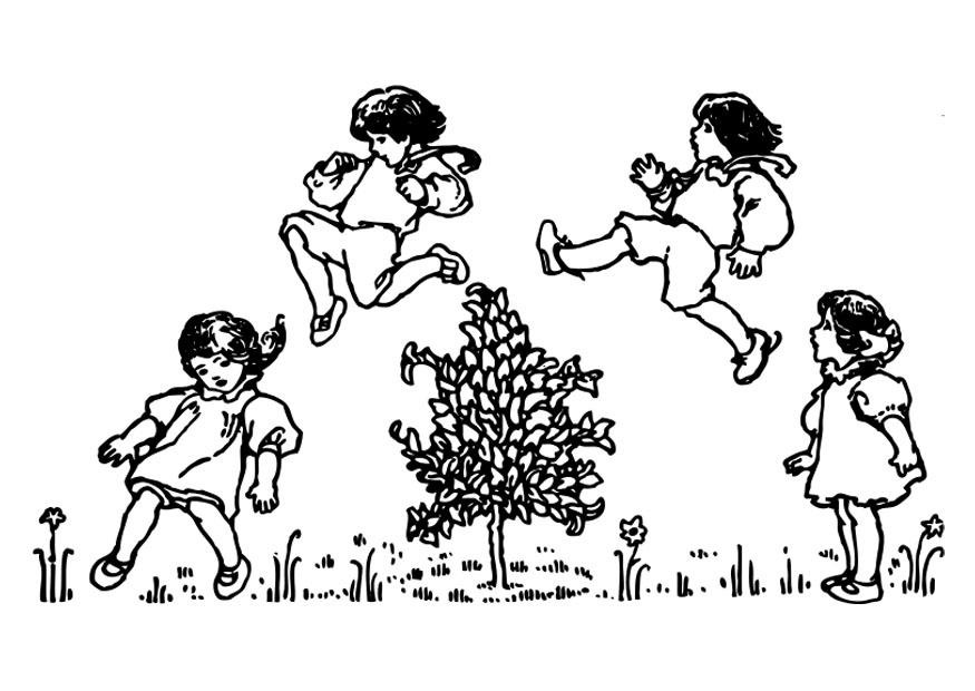 sauter Coloriage sauter