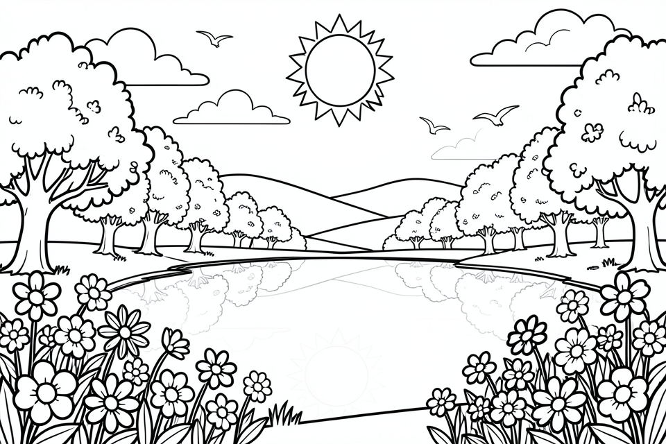 Coloriage scA¨ne d'A©tA©