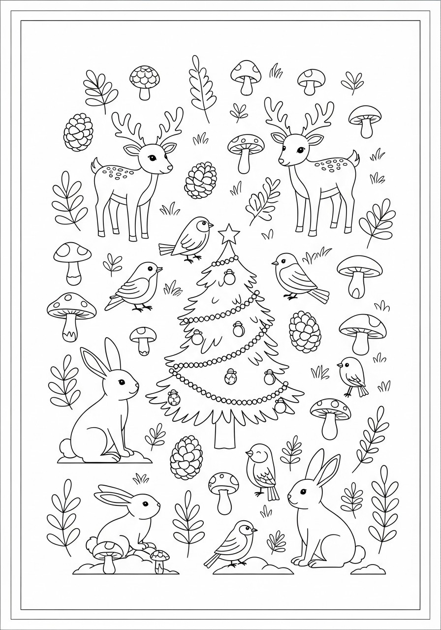 scA¨ne de noA«l Coloriage scA¨ne de noA«l