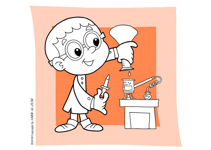 science Coloriage science