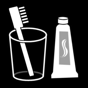se brosser les dents - ranger ses affaires Coloriage se brosser les dents - ranger ses affaires
