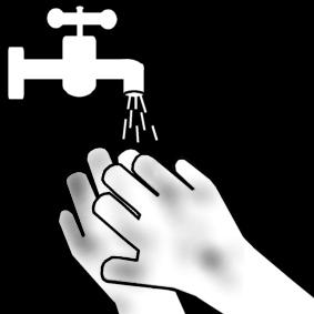 se laver les mains - robinet classique Coloriage se laver les mains - robinet classique