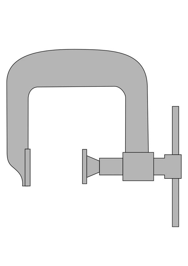 serre-joint Coloriage serre-joint