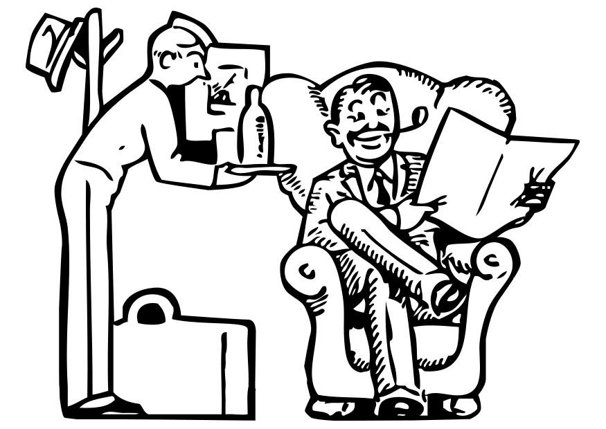 service dhA´tel Coloriage service dhA´tel