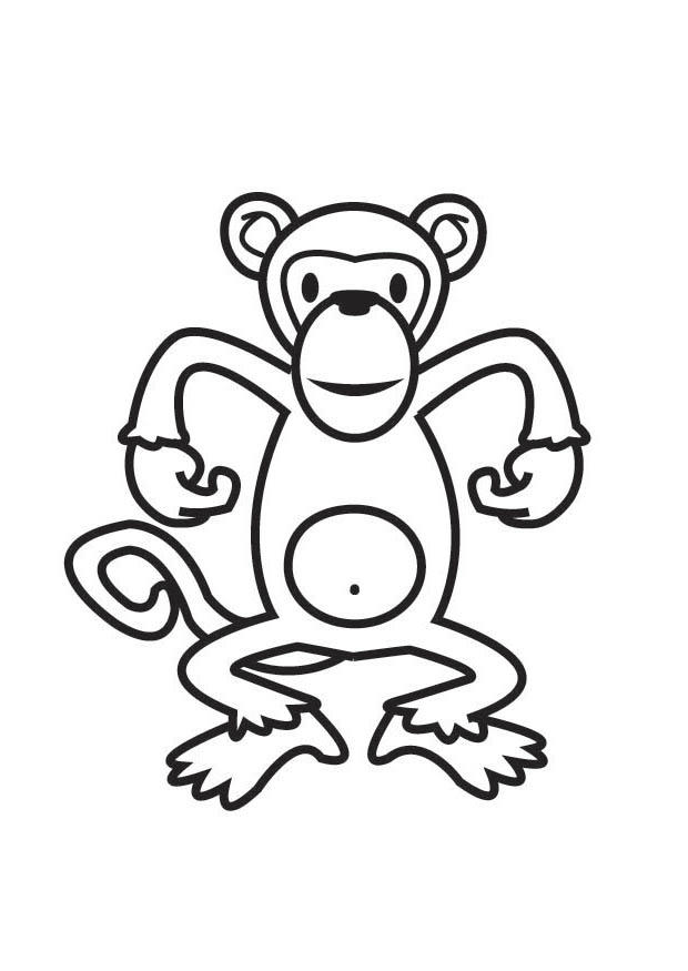 singe Coloriage singe