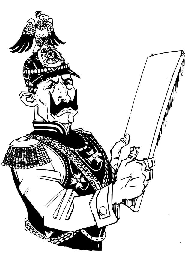 soldat allemand Coloriage soldat allemand