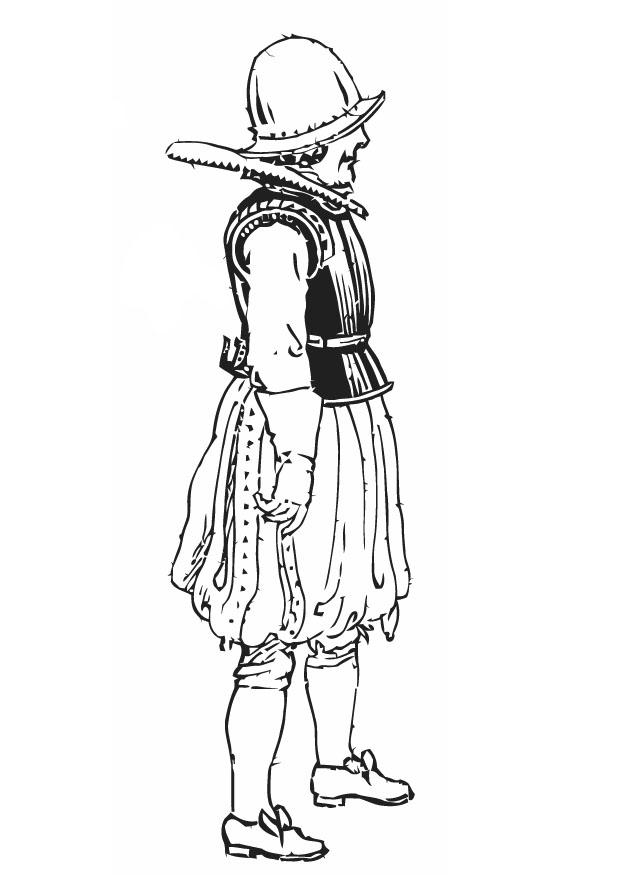soldat avec bustier Coloriage soldat avec bustier