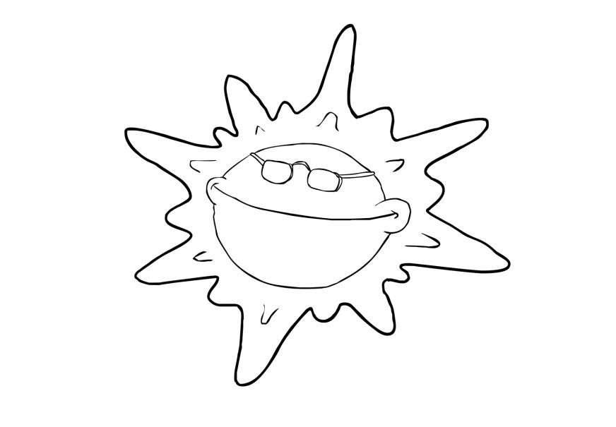 soleil Coloriage soleil