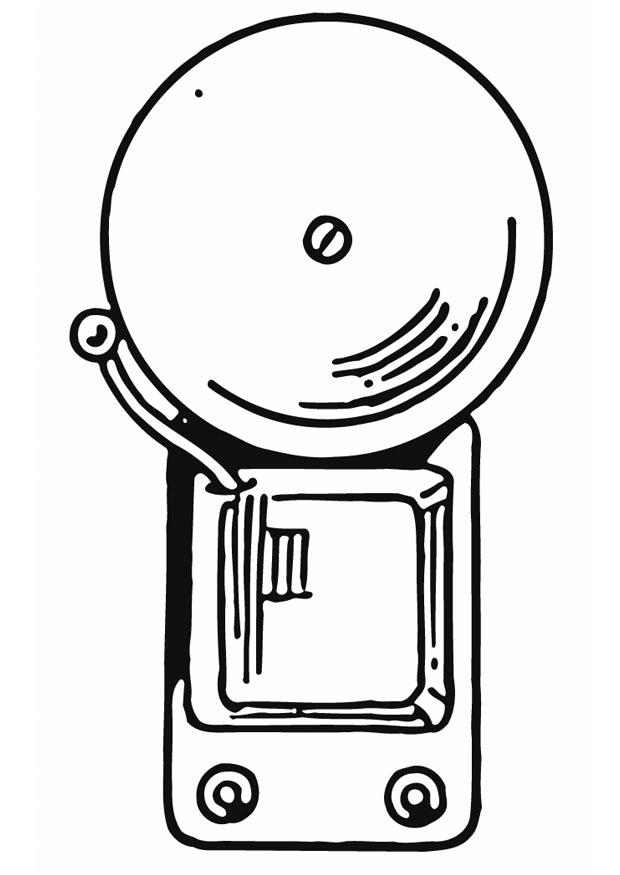 sonnette Coloriage sonnette