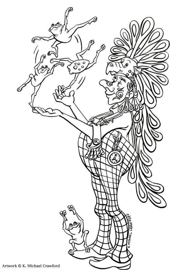 sorcier Coloriage sorcier