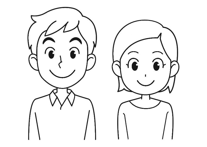 sourire Coloriage sourire