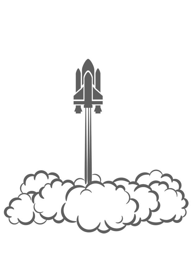 space shuttle Coloriage space shuttle