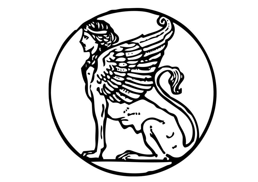 sphinx Coloriage sphinx