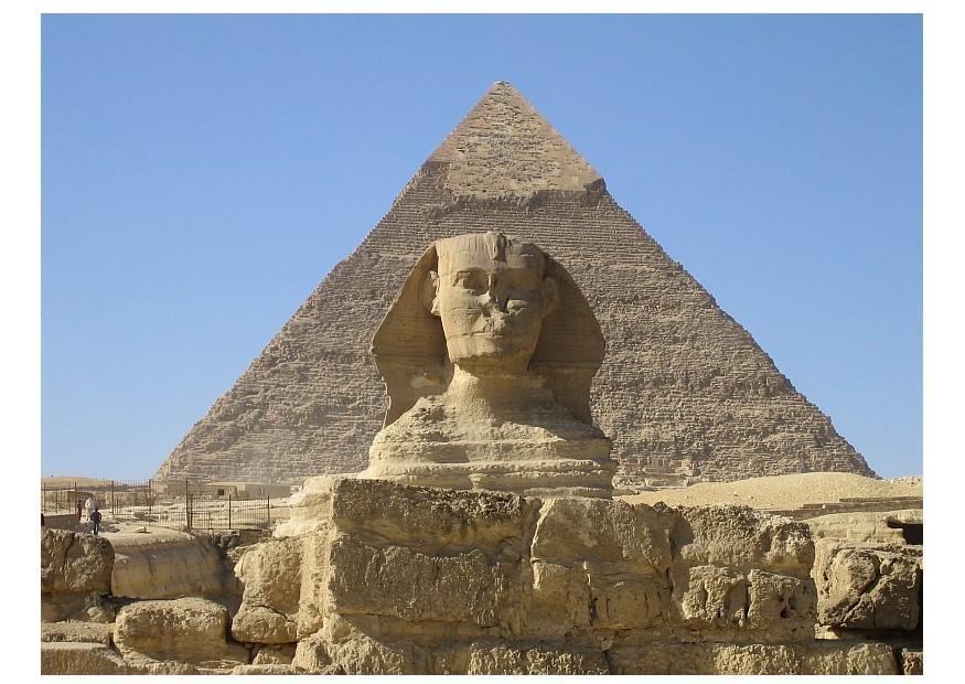 sphinx et pyramide de gizeh Photo sphinx et pyramide de gizeh