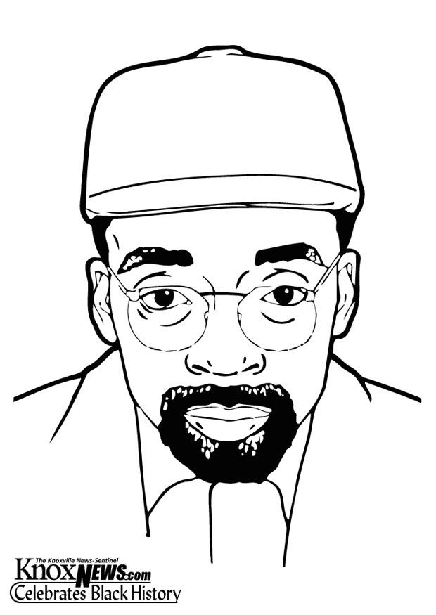 spike lee Coloriage spike lee