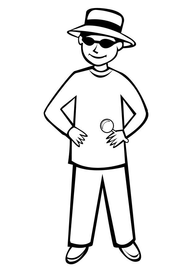 spy kid Coloriage spy kid
