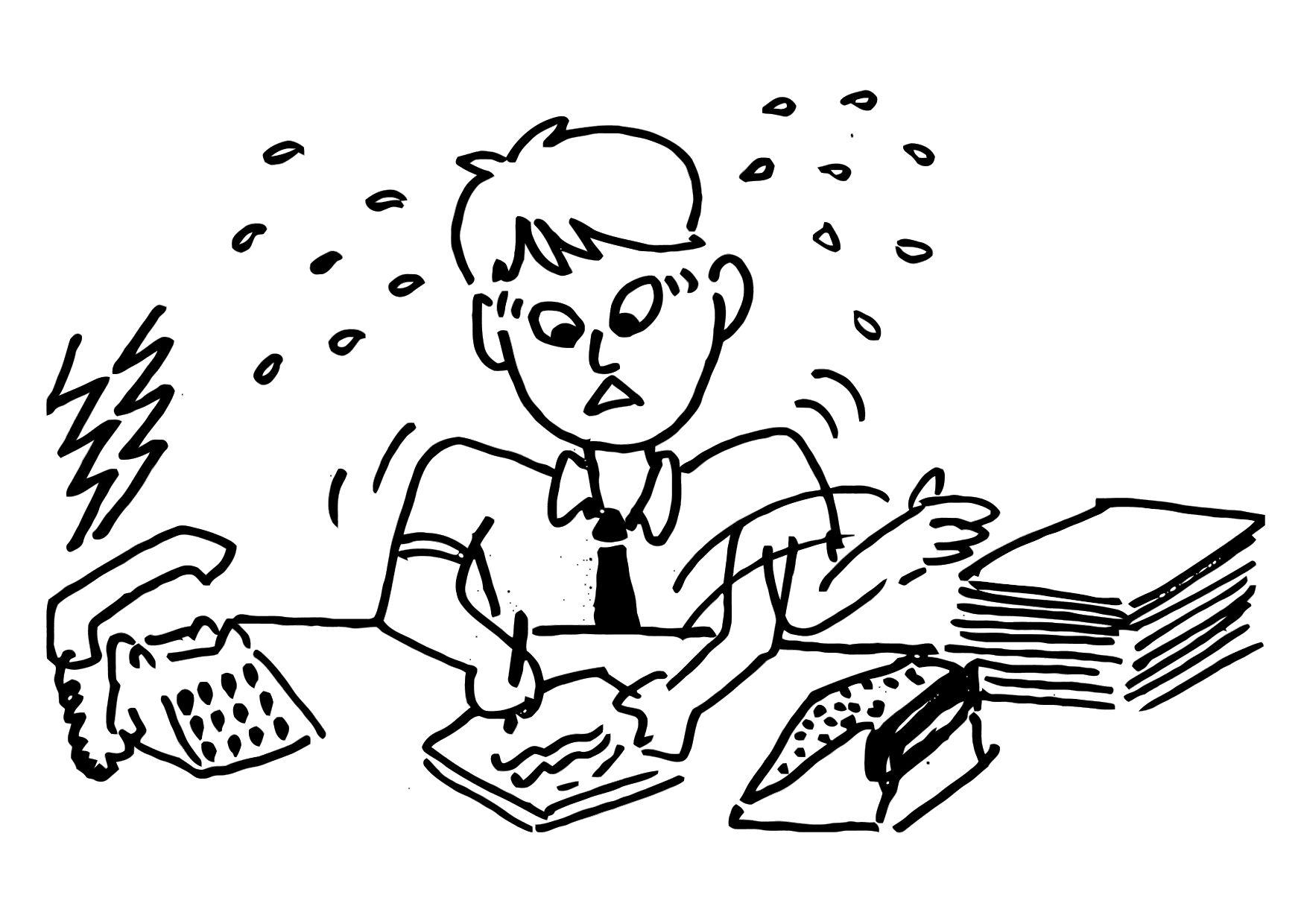 stress Coloriage stress