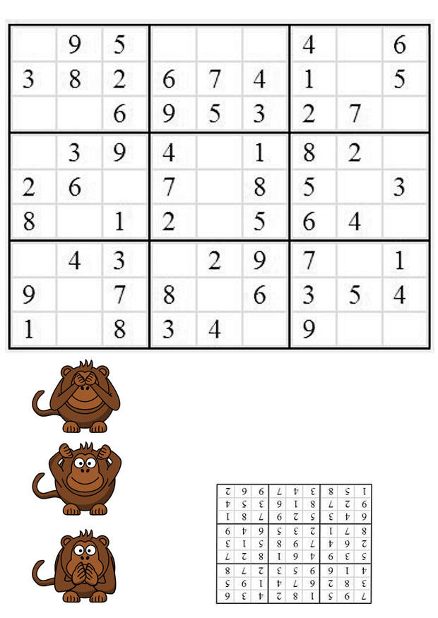 sudoku - singes Image sudoku - singes