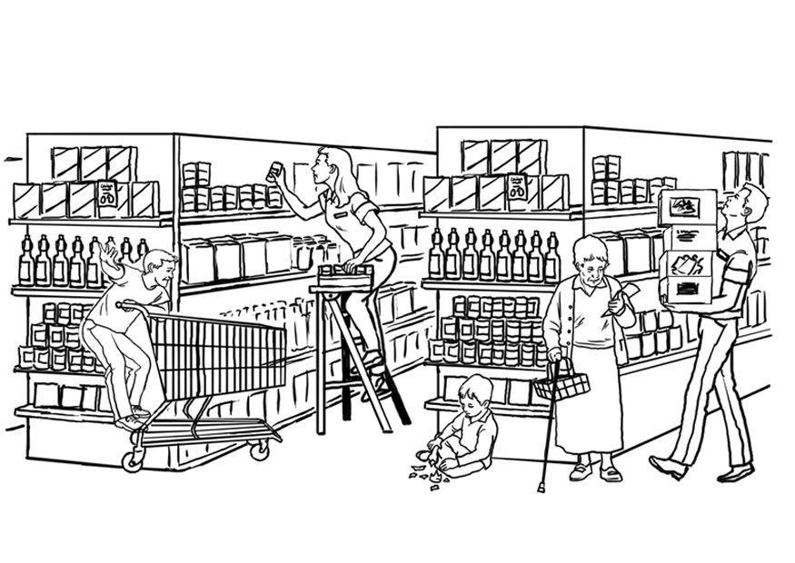 Coloriage supermarchA©