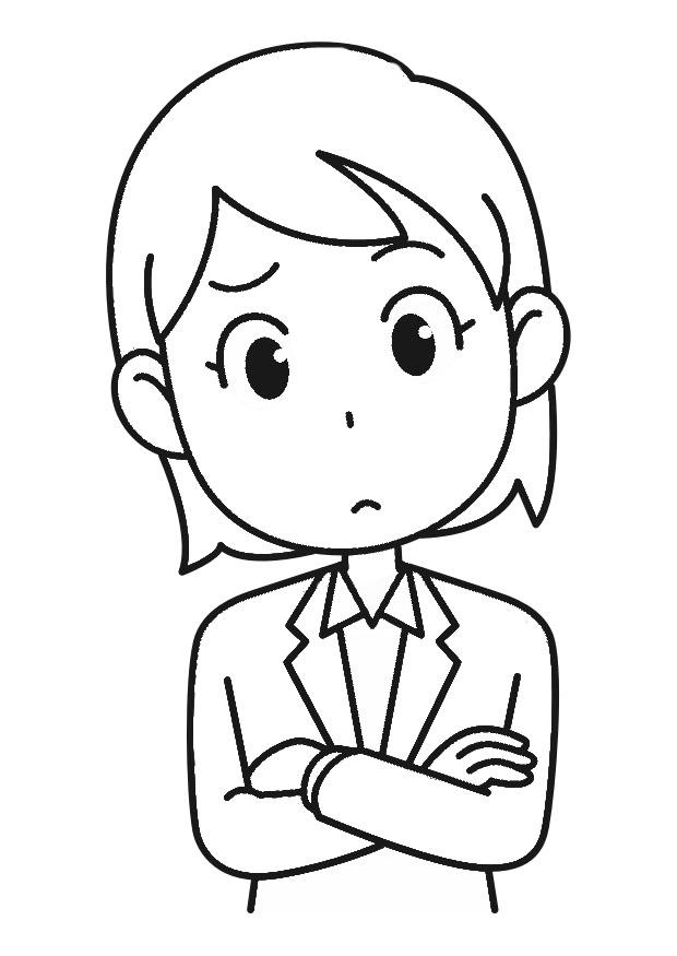 surpris Coloriage surpris