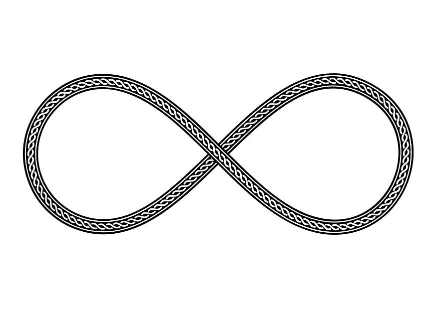 symbole - infini Coloriage symbole - infini