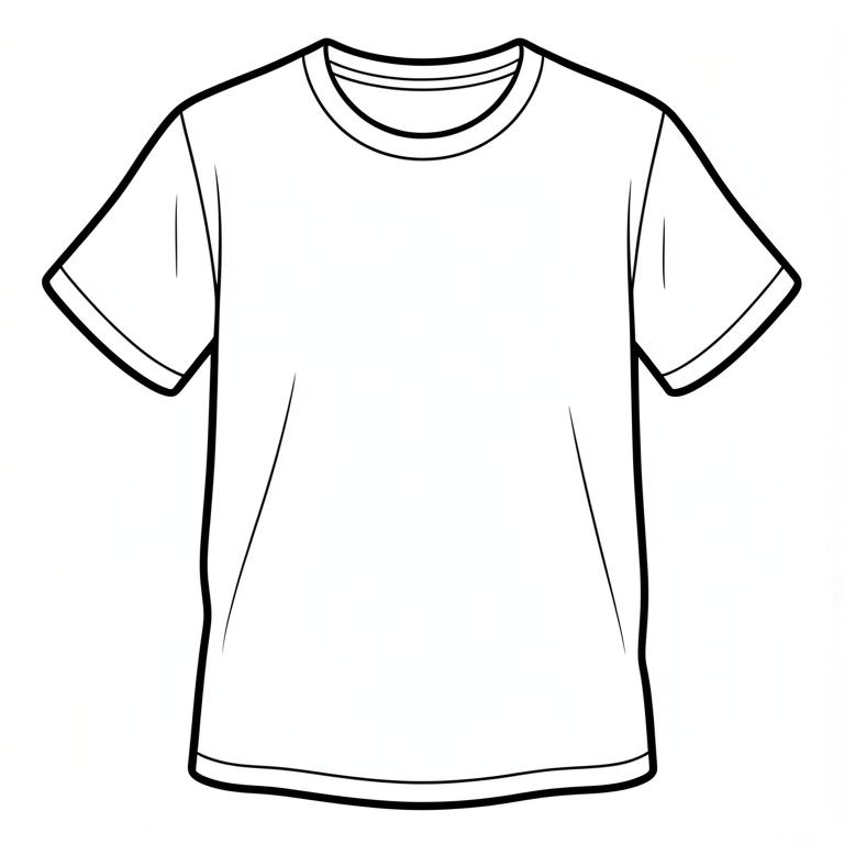 Coloriage t-shirt 