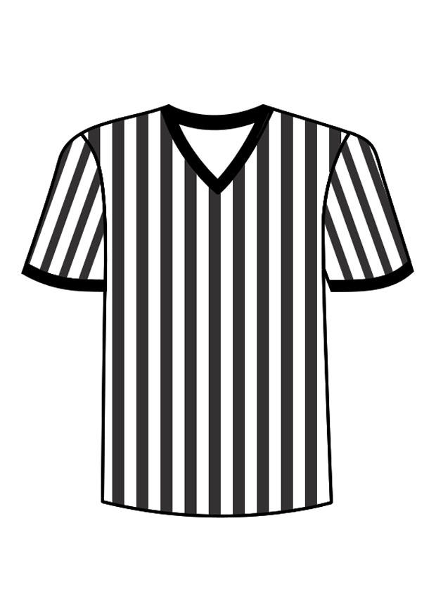 Coloriage t-shirt darbitre