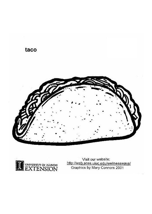 taco Coloriage taco