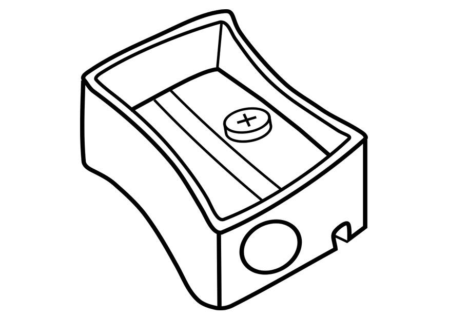 taille-crayons Coloriage taille-crayons