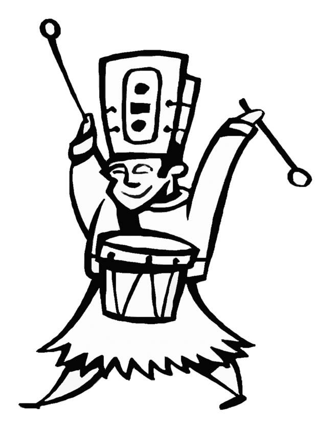 tambour Coloriage tambour