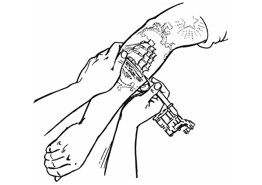 tatouage Coloriage tatouage