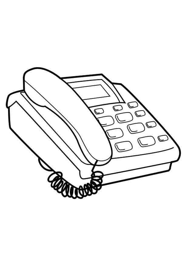 tA©lA©phone Coloriage tA©lA©phone