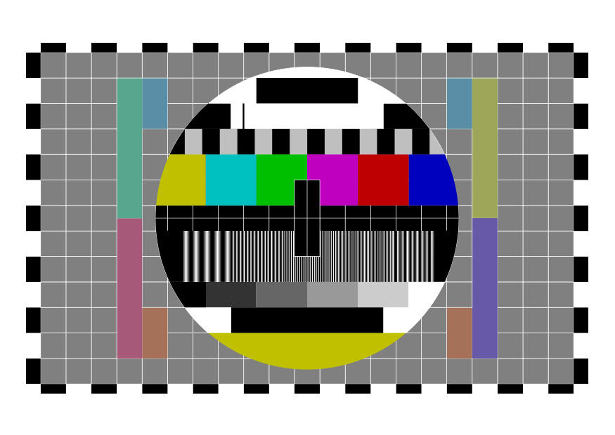 tA©lA©vision A©cran de test Image tA©lA©vision A©cran de test