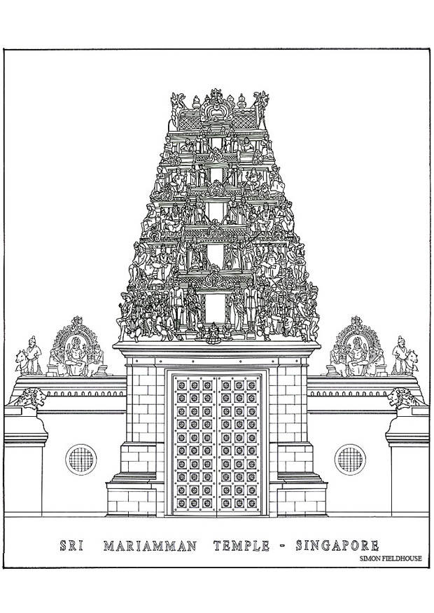 temple Coloriage temple