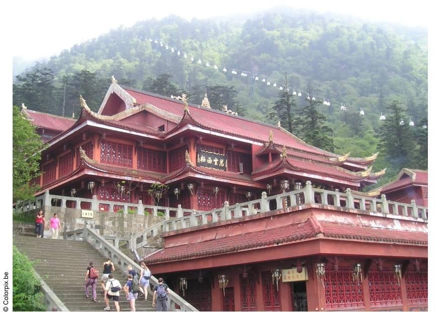temple au mont emei Photo temple au mont emei