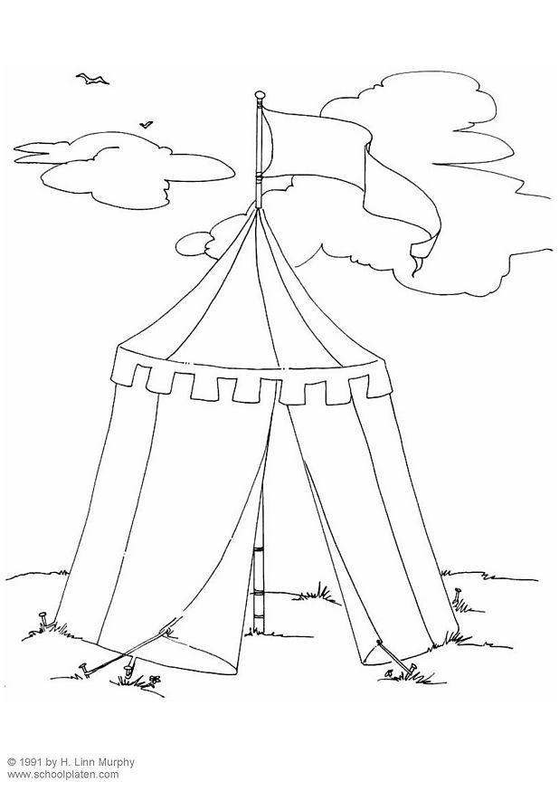 tente Coloriage tente