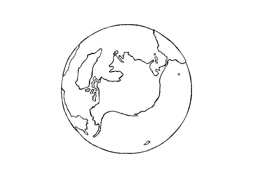 terre Coloriage terre