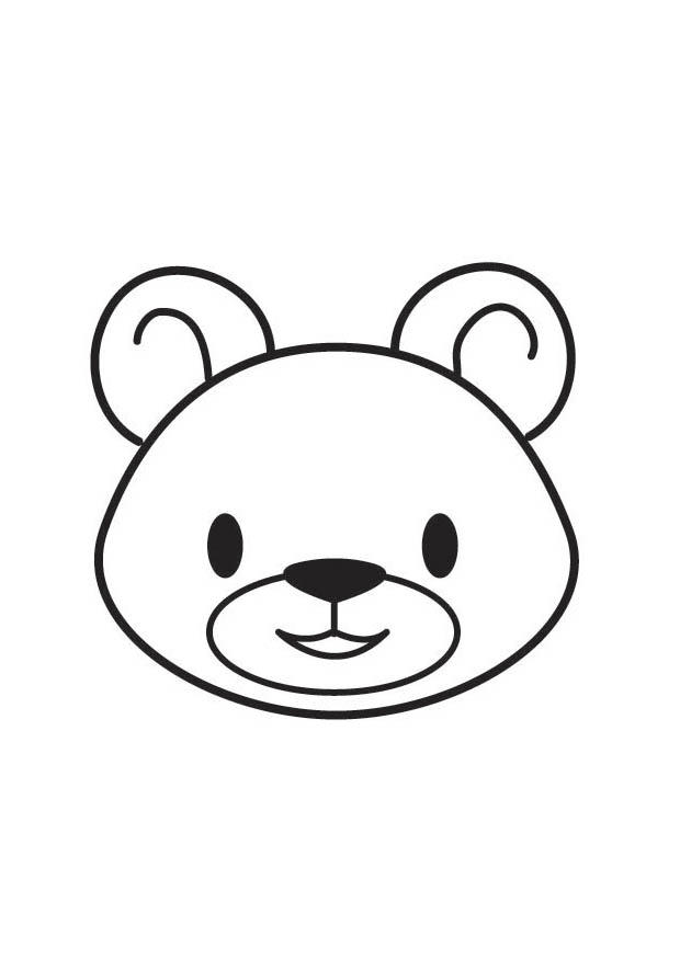 tAªte dours Coloriage tAªte dours