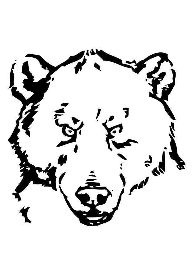 tAªte dours Coloriage tAªte dours