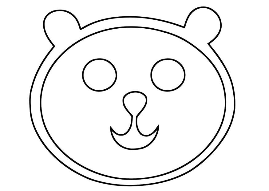 tAªte dours Coloriage tAªte dours