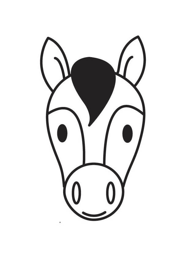Coloriage tA¨tre de cheval