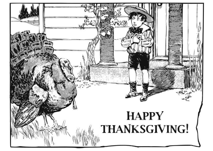 thanksgiving Coloriage thanksgiving