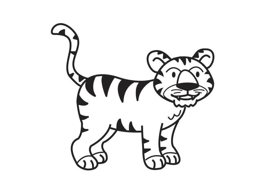 tigre Coloriage tigre