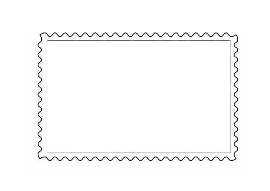 timbre 1 Coloriage timbre 1