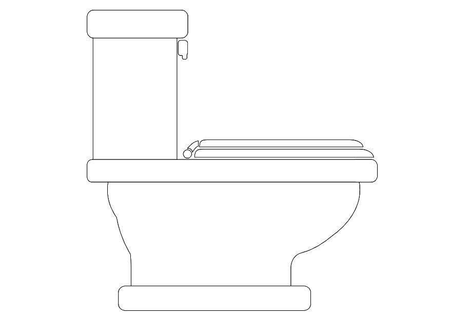 toilette Coloriage toilette