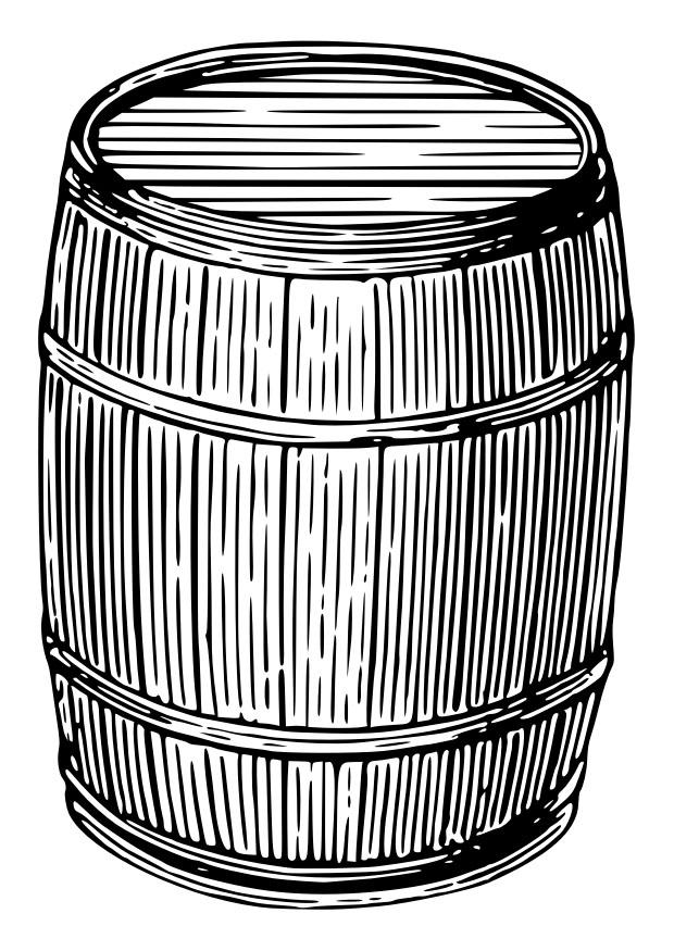 tonneau Coloriage tonneau
